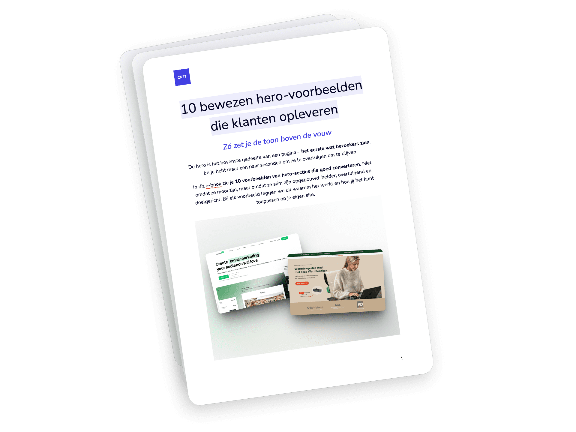 Ontdek de 10 meest converterende hero-secties van websites Ontdek de 10 meest converterende hero-secties van websites