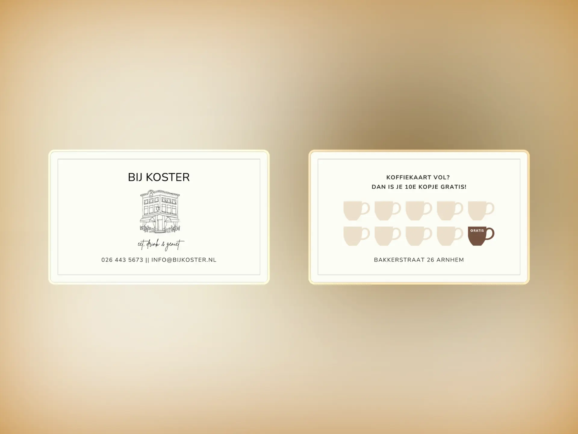 Ontwerp visitekaartjes Ontwerp visitekaartjes