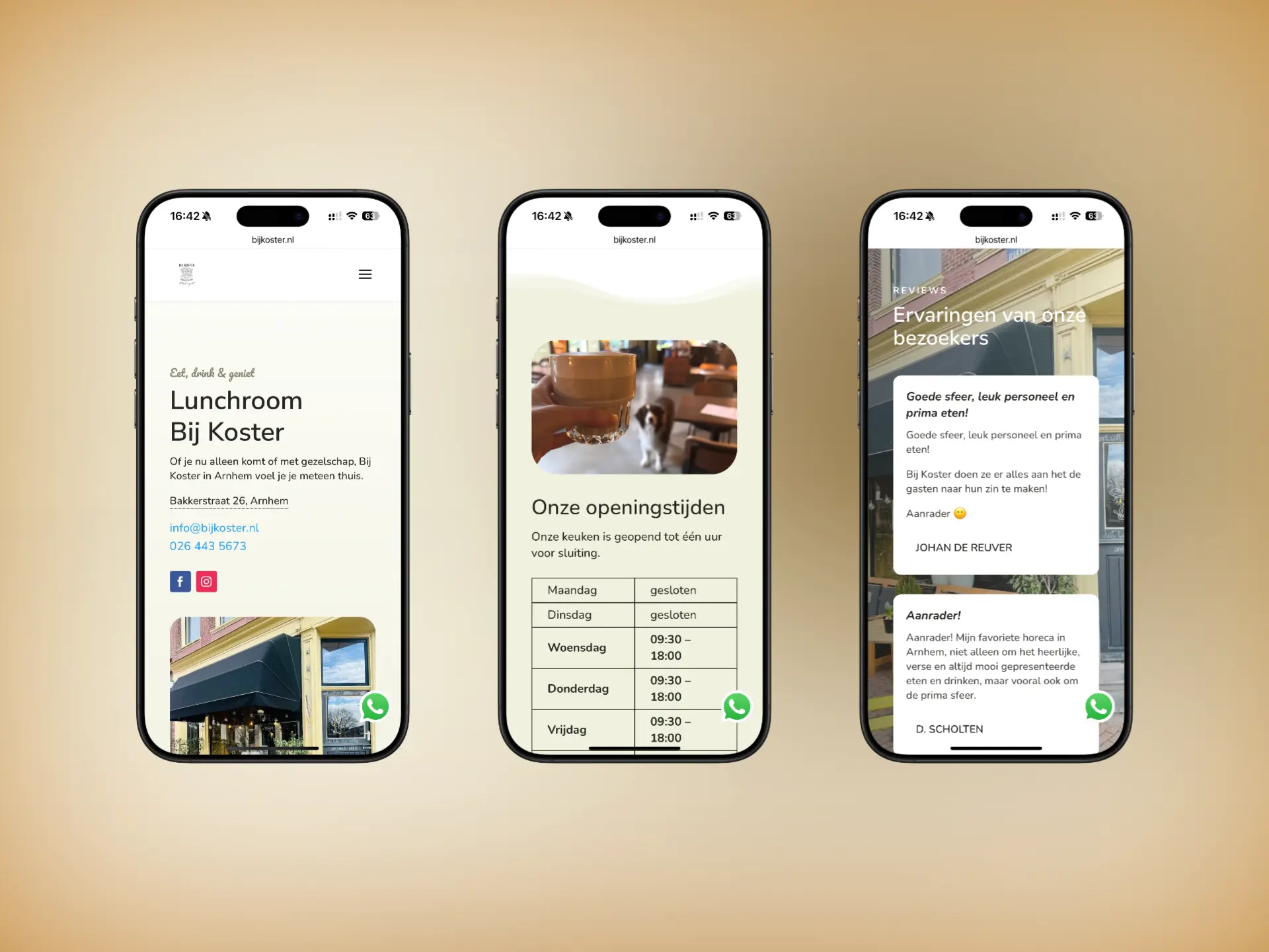 Website laten maken in Arnhem Bij Koster Website laten maken in Arnhem Bij Koster